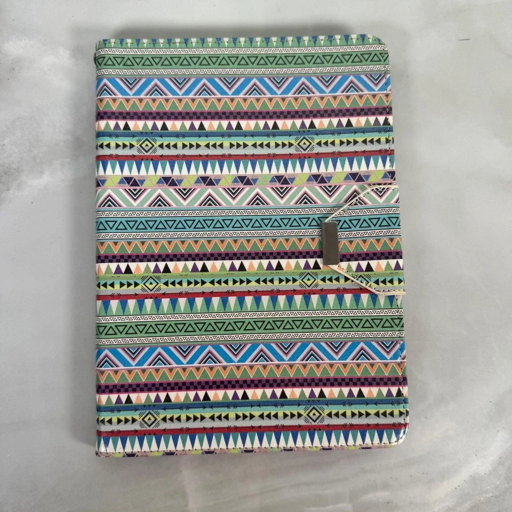 ULAK‎ iPad Case Shockproof Geometric Tribal Pattern 9.5